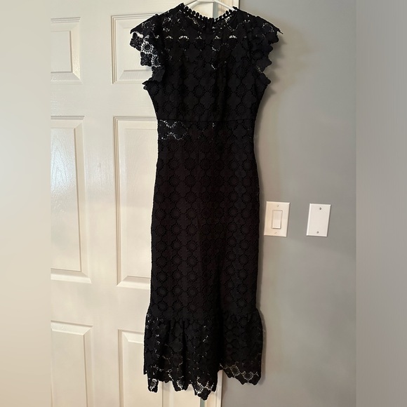 BLACK ILARIA DRESS - Picture 3 of 4